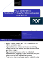 Optical Coherence Tomography - Signal Processing and Algorithm