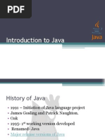 Java Intro