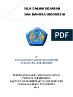 Pancasila Dalam Sejarah Perjuangan Bangsa Indonesia