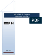 2013 - 14 MBA - Student - Handbook PDF