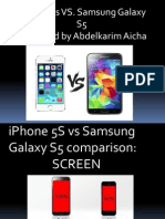 I Phone 5s VS. Samsung Galaxy S5 Presented by Abdelkarim Aicha