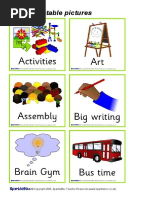 VISUAL TIMETABLE