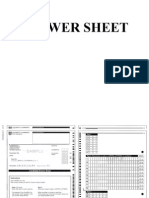 Sheet FCE EXAM