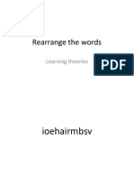 Rearrange The Words: Learning Theories
