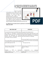 Comparación de La Clasificación Antropometrica de Cien Niños Entre Los 2