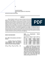 Chemical Kinetics (Abstract & R&D)