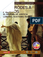 De Herodes A Pilatos El Sistema de Justicia Laboral Guatemalteco