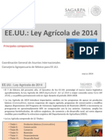 Ley Agrícola 2014 de EE UU (Farm Bill 2014)