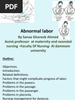 Abnormal Labor. BBBB WWPPTX