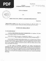 Download City of Toronto court application for injunction against Uber by CityNewsToronto SN247020912 doc pdf