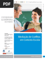 Curso Mediacao Conflitos Contexto Escolar