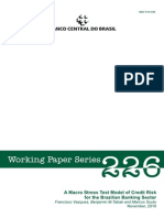 Macro Stress Test Model of Credit Risk For The Brazilian Banking Sector