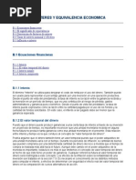 Interes y Equivalencia Economica