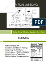 Nutrition Labeling Presentation