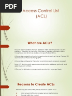 Access Control List (ACL)