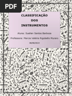 Classificação Dos Instrumentos