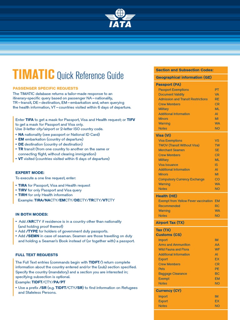 timatic-quick-reference-guide-passport-travel-visa