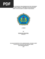Download THE EFFECTIVENESS OF USING PROBLEM SOLVING TECHNIQUE IN TEACHING WRITING AT THE FIRST YEAR STUDENTS OF SMPN 3 GUNUNGSARI IN ACADEMIC YEAR 20122013 by mrdouwera SN247068067 doc pdf