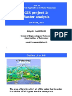 GIS Project 1: Raster Analysis: EIA and GIS Applications in Water Resources CE74.71