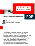 Oracle E-Business Suite Release 12: Ron Nawojczyk