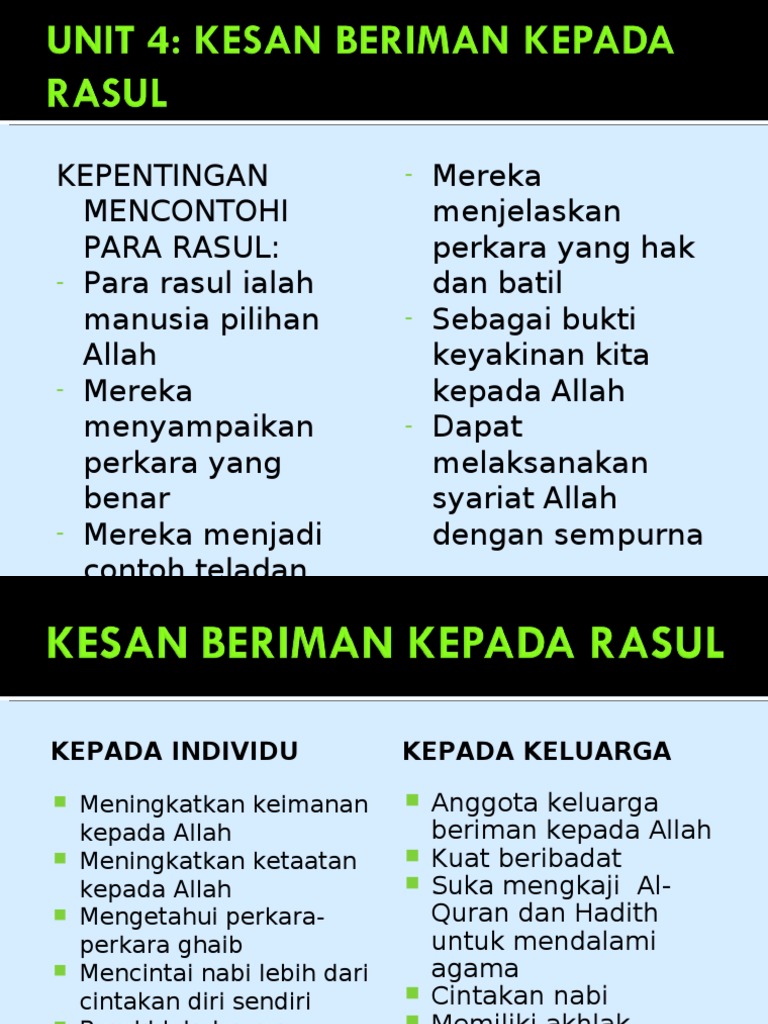 Dua kesan beriman kepada allah