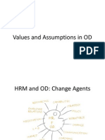 Values and Assumptions in OD