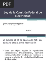 Ley de La Comisión Federal de Electricidad