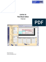 Title Block Editor Catia Eng v5