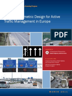 Freeway Geometric Design for Active Traffic Management in Europe