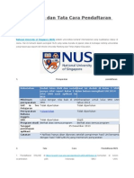 Persyaratan Dan Tata Cara Pendaftaran NUS