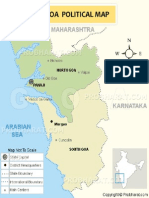 Goa Political Map