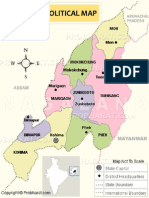 Nagaland Political Map