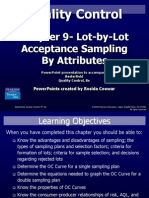 Chapter 10 Lot-By-Lot Acceptance Sampling For Attributes
