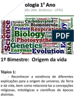 Aula 1 - Cosmogonia - Concepções Mitológica e Religiosa