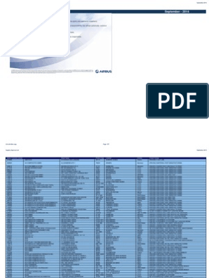 Airbus Supplier Approval List September 2014 Engineering Design