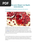 5 Bebidas Para Limpar Seu Fígado Naturalmente
