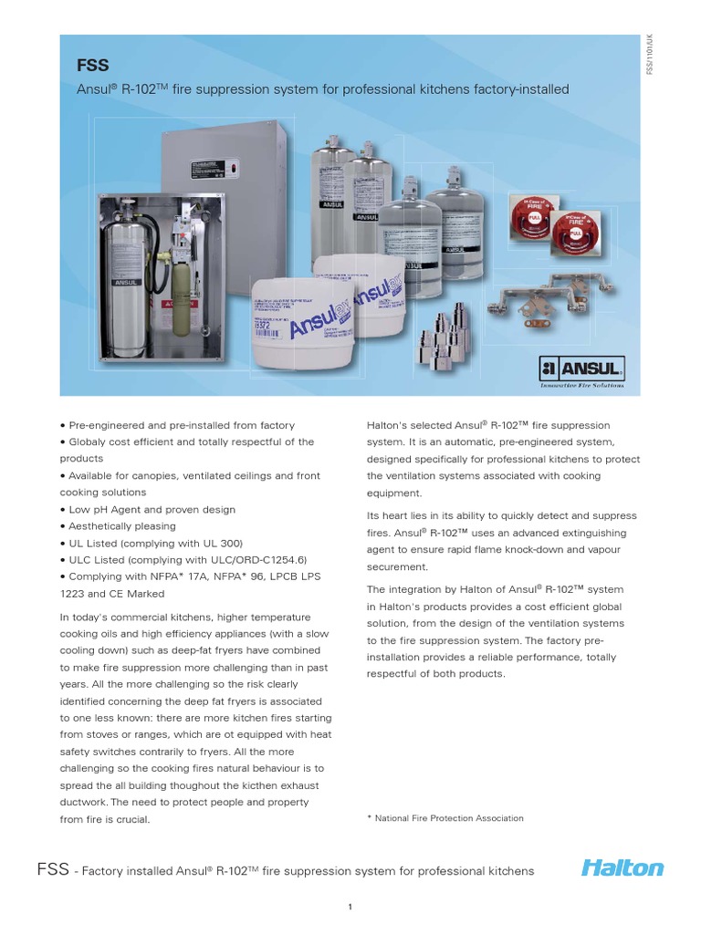 HaltonAnsulFireSuppression1101.pdf Duct (Flow) Firefighting