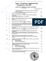 (WWW - Entrance-Exam - Net) - Cochin University B. Tech in IT 7th Sem - Artificial Neural Networks Sample Paper 1