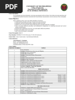 GE 10 Course Syllabus WIJ - FIJk