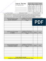 Service Hours Report Form