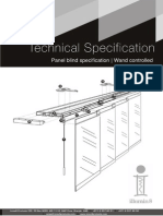 Technical Specifications - Panel Blinds
