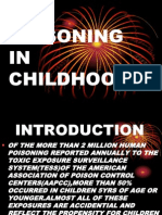 Poisoning in Childhood