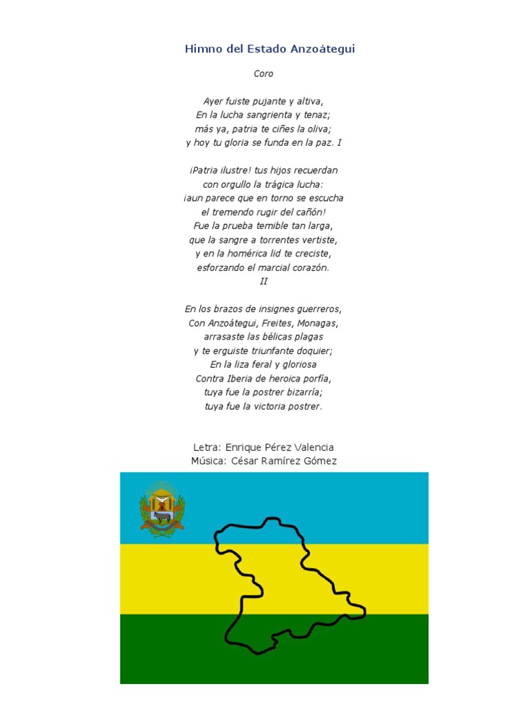 Himno Del Estado Falcón PDF