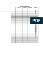 Hoja de Calculo FINANZAS