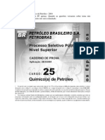 37249809 CESPE Petrobras Quimico 2004 Resolucao Comentada