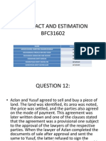 Contract and Estimation (Project Slides)