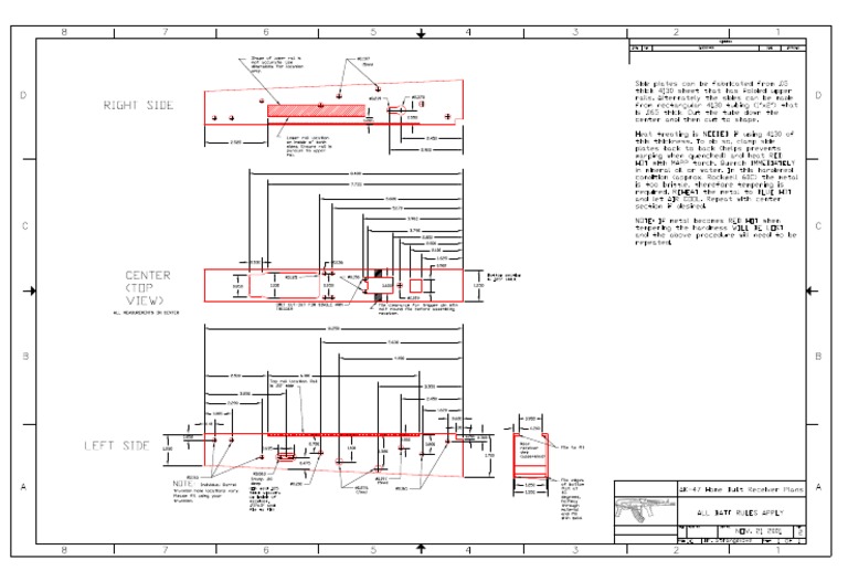 Printables Ak 47 Receiver Template