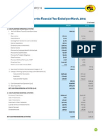 Cash Flow Statement