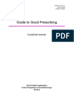 Guide to Good Prescribing WHO