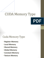 CUDA Memory Type